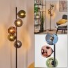 Koyoto kula świetlna, lampa stojąca 31 cm niebeieski, zielony, miedziany, 5-punktowe