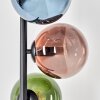 Gastor kula świetlna, lampa stojąca 33 cm niebeieski, zielony, miedziany, 5-punktowe