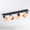 Lindberg Lampa sufitowa, Spot sufitowy Czarny, 4-punktowe