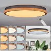 Coentral Lampa sufitowa, Panel LED Czarny, 1-punktowy