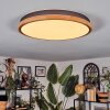 Coentral Lampa sufitowa, Panel LED Czarny, 1-punktowy
