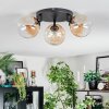 Chehalis lampa sufitowa, kula świetlna 48.5 cm bursztynowy, przezroczysty, 3-punktowe