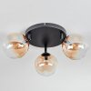 Chehalis lampa sufitowa, kula świetlna 48.5 cm bursztynowy, przezroczysty, 3-punktowe