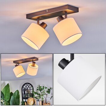 Bassagoda Lampa sufitowa, Spot sufitowy Czarny, 2-punktowe