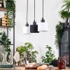 Bassagoda lampa wisząca, lampa wisząca kolory naturalne, czarny, 3-punktowe