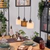 Bassagoda lampa wisząca, lampa wisząca kolory naturalne, czarny, 3-punktowe