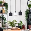 Bassagoda lampa wisząca, lampa wisząca kolory naturalne, czarny, 3-punktowe