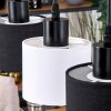 Bassagoda lampa wisząca, lampa wisząca kolory naturalne, czarny, 3-punktowe