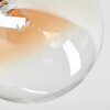 Chehalis Lampa sufitowa, Kula świetlna W kolorze bursztynu, Przezroczysty, 4-punktowe