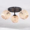 Basto lampa sufitowa, kula świetlna naturalny, 3-punktowe
