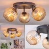 Koyoto lampa sufitowa, kula świetlna bursztynowy, 3-punktowe