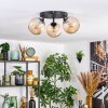 Koyoto lampa sufitowa, kula świetlna bursztynowy, 3-punktowe