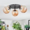 Chehalis lampa sufitowa, kula świetlna 48.5 cm bursztynowy, 3-punktowe