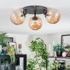 Chehalis lampa sufitowa, kula świetlna 48.5 cm bursztynowy, 3-punktowe