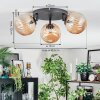 Chehalis lampa sufitowa, kula świetlna 48.5 cm bursztynowy, 3-punktowe