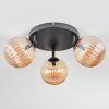 Chehalis lampa sufitowa, kula świetlna 48.5 cm bursztynowy, 3-punktowe