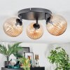 Chehalis lampa sufitowa, kula świetlna 48.5 cm bursztynowy, 3-punktowe