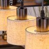 Bassagoda Lampa wisząca, Lampa wisząca Ecru, Czarny, 3-punktowe
