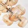 Koyoto lampa sufitowa, kula świetlna złoty, czarny, 10-punktowe