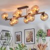 Koyoto lampa sufitowa, kula świetlna złoty, czarny, 10-punktowe