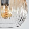 Koyoto lampa sufitowa, kula świetlna mosiądz, czarny, 5-punktowe