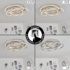 Buren Lampa Sufitowa LED Nikiel matowy, 1-punktowy
