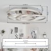 Buren Lampa Sufitowa LED Nikiel matowy, 1-punktowy