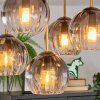 Koyoto lampa sufitowa, kula świetlna złoty, czarny, 5-punktowe