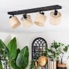 Sabadim Lampa sufitowa, Spot sufitowy Czarny, 4-punktowe