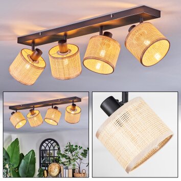 Sabadim Lampa sufitowa, Spot sufitowy Czarny, 4-punktowe