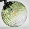Chehalis lampa sufitowa, kula świetlna niebeieski, zielony, przezroczysty, miedziany, 3-punktowe