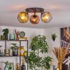 Ripoll Lampa sufitowa, Kula świetlna Złoty, Przezroczysty, W kolorze miedzi, Przydymiony, 3-punktowe