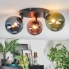 Chehalis Lampa sufitowa, Kula świetlna 48.5 cm Niebeieski, Zielony, W kolorze miedzi, 3-punktowe Chehalis Lampa sufitowa, Kula świetlna 48.5 cm Niebeieski, Zielony, W kolorze miedzi, 3-punktowe