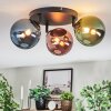 Chehalis Lampa sufitowa, Kula świetlna 48.5 cm Niebeieski, Zielony, W kolorze miedzi, 3-punktowe Chehalis Lampa sufitowa, Kula świetlna 48.5 cm Niebeieski, Zielony, W kolorze miedzi, 3-punktowe