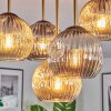 Ripoll lampa sufitowa, kula świetlna mosiądz, czarny, 5-punktowe