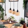 Bongal Lampa wisząca, Lampa wisząca Ecru, Czarny, 3-punktowe
