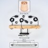 Lindberg Lampa wisząca, Lampa wisząca Ecru, Czarny, 3-punktowe