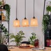 Lindberg Lampa wisząca, Lampa wisząca Ecru, Czarny, 3-punktowe