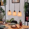 Lindberg lampa wisząca, lampa wisząca kolory naturalne, czarny, 3-punktowe