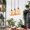 Lindberg lampa wisząca, lampa wisząca kolory naturalne, czarny, 3-punktowe