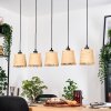 Lindberg lampa wisząca, lampa wisząca kolory naturalne, czarny, 5-punktowe