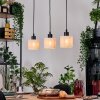 Bassagoda lampa wisząca, lampa wisząca kolory naturalne, czarny, 3-punktowe