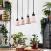 Bassagoda lampa wisząca, lampa wisząca kolory naturalne, czarny, 4-punktowe