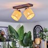 Sabadim Lampa sufitowa, Spot sufitowy Czarny, 2-punktowe
