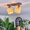 Sabadim Lampa sufitowa, Spot sufitowy Czarny, 2-punktowe