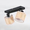 Bongal Lampa sufitowa, Spot sufitowy Czarny, 2-punktowe
