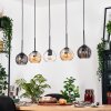 Koyoto lampa wisząca, kula świetlna, lampa wisząca kolory naturalne, czarny, 5-punktowe