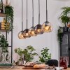 Koyoto lampa wisząca, kula świetlna, lampa wisząca kolory naturalne, czarny, 5-punktowe