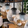 Ripoll lampa wisząca, kula świetlna, lampa wisząca kolory naturalne, czarny, 5-punktowe