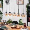 Koyoto lampa wisząca, kula świetlna, lampa wisząca kolory naturalne, czarny, 5-punktowe